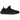 Yeezy Boost 350 V2 Onyx sneakers i sideprofil, med den ikoniske sorte Primeknit-overdel, matchende sorte snørebånd og en mørk ribbet gummisål.