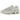 Nike Shox Ride 2 Light Bone Turf Orange sneakers set fra siden med beige mesh-overdel, orange detaljer og karakteristiske stødabsorberende Shox-søjler