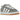 Adidas Campus 00s Grey Gum GS sneakers i en flot profilvisning med overdel i grå ruskind, hvide striber og klassisk lysebrun gummisål