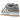 Adidas Campus 00s Grey Gum GS sneakers sideprofil i gråt ruskind med klassiske hvide striber og en markant gummisål i gum-farve