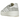 Adidas Gazelle Bold Grey White sneakers sideprofil med grå ruskindsoverdel, hvide læderdetaljer og karakteristisk tyk platformssål