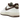 Nike Air Force 1 Low '07 Howard University Yardrunners sneakers i en vinklet visning med hvidt læder, gule accenter og rødt Swoosh-logo