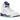 Air Jordan 5 Retro Grape 2025 sneakers i en stilfuld sideprofil med hvid læderoverdel, lilla detaljer, synlig Air-enhed og gennemsigtig ydersål