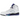Air Jordan 5 Retro Grape 2025 sneakers i en klassisk sideprofil, der viser den hvide læderoverdel, lilla mellemsål og ikoniske isblå ydersål