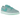 Air Jordan 1 Retro Low OG Washed Teal sneakers i en skrå profil med lysegrå base, mintgrønne overlejringer og sort Swoosh på hvid mellemsål