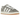 Adidas Campus 00s Grey White sneakers i sideprofil med grå ruskindsoverdel, klassiske hvide tre striber og en tyk hvid ydersål i gummi.