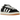 Adidas Campus 00s Core Black sneakers i sideprofil med sort overdel i ruskind, hvide læderstriber og tykke snørebånd