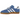 Adidas Gazelle Indoor Blue Fusion Gum sneakers i sideprofil med blå overdel i ruskind og klassisk gummisål