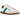 Adidas BW Army Core White Power Green sneakers i sideprofil med hvid læderoverdel, ruskinddetaljer og grøn hæl