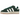 Adidas Campus 00s Forest Glade sneakers set fra siden med mørkegrøn overdel i ruskind, hvide læderstriber og tykke hvide snørebånd.