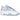 Air Jordan 4 Retro Forget Me Not sneakers set fra siden med hvide og blå detaljer, læderoverdel og synlig Air-enhed i hælen.