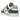 Nike Dunk Low Armoury Navy sneakers i profil med hvid læderbase, mørkeblå overlays, hvide snørebånd og matchende gummisål.