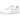Nike Air Force 1 Low 07 White Aegean Storm sneakers i sideprofil med hvid læderoverdel og markante blå swoosh-detaljer og matchende sål.