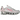 Nike Shox TL Pink Foam sneakers i vinklet visning med lyserød overdel, mørk støtte og karakteristiske stødabsorberende søjler under hele sålen
