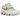 Nike Air Max Plus Tiempo Metallic Gold sneakers set fra siden med skinnende guldfarvet læderoverdel, ikonisk bølget mønster og sort sål
