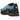Nike Air Max Plus Shark Attack (GS) sneakers i vinklet profil med blå mesh-overdel, karakteristiske bølgede stafferinger og synlig Air-dæmpning