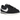 Nike Cortez Premium Black Sail sneakers set fra siden med sort læderoverdel, hvid sål og det ikoniske hvide Swoosh-logo