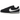Nike Cortez Premium Black Sail sneakers set fra siden med sort overdel i læder, hvid mellemsål og ikonisk hvid Nike Swoosh på siden