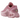 Nike Air Max Dn Elemental Pink sneakers set fra siden med rosa mesh-overdel, ikonisk Nike-logo og den synlige Dynamic Air-enhed i sålen.
