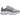 Nike P-6000 Metallic Silver Cool Red sneakers set fra siden med skinnende sølvfarvede overlejringer, rød Swoosh og polstret hvid overdel