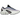 Nike Air Max Dn Dawn sneakers set fra siden med hvidt mesh-design, gradientfarvet overdel og den synlige Dynamic Air-enhed i hælen.