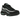 Nike Air Max 95 Black Aurora Green sneakers i sideprofil, der fremhæver den ikoniske sorte bølgede overdel, grønne accenter og den tykke Air-sål.