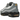 Nike Air Max 95 Cool Grey Sundial sneakers i sideprofil med grå lagdelt overdel, orange detaljer på snørebånd og synlig Air-dæmpning i sålen