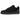 Nike Air Force 1 Low 07 Black University Blue sneakers set fra siden med sort overdel, markante blå swoosh-detaljer og klassisk hvid mellemsål.