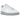 Nike Air Force 1 Low White Light Smoke Grey Sole sneakers i profil, udført i hvidt læder med lysegrå ydersål og matchende Swoosh