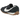 Nike Moon Shoe SP Jacquemus Off Noir sneakers sideprofil viser sort overdel i tekstil med unikke syninger og kontrastfyldt hvid sål