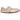 Nike Moon Shoe SP Jacquemus Aluminum Pink sneakers set fra siden med rosa tekstiloverdel, metalliske detaljer og den unikke mønstrede ydersål