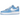 Nike Air Force 1 Low '07 LV8 Psychic Blue White Patent sneakers i en klassisk vinklet profil med blankt blåt patentlæder og hvid mellemsål