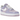 Nike Air Force 1 Low 07 LV8 Hydrangeas Patent sneakers i en flot vinklet profilvisning med blankt lilla laklæder og en kontrasterende hvid mellemsål.