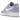Nike Air Force 1 Low 07 LV8 Hydrangeas Patent sneakers sideprofil i blankt lilla laklæder med hvid mellemsål og ikonisk Swoosh-detalje
