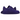 Nike Air Force 1 Low Kobe Bryant Court Purple sneakers i vinklet profil med lilla læderoverdel, gult swoosh og hvid sål