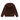 Nike x NOCTA Chalet Polar Top Brown sneakers set forfra med brun fleeceoverdel, høj krave og kontrastfarvet sort lynlåsdetalje
