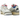 Air Jordan 3 Retro Seoul 2.0 sneakers i sideprofil med hvid læderoverdel, ikonisk elefantprint ved hælen og klassisk rød og blå trim