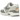 Nike Air Max 1 Light Iron Ore Flat Pewter sneakers i vinklet profil med lysegrå overdel, tekstureret swoosh og den klassiske synlige Air-sål