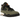 Air Jordan 4 Retro OG SP Undefeated sneakers i en flot vinklet profil med olivengrøn nubuck-overdel, orange detaljer og sort mellemsål.