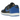 Air Jordan 1 Retro Low 85 Royal sneakers i en profilvisning fra siden med en blå og sort læderoverdel, snørebånd og hvid mellemsål