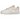 Nike Air Force 1 Low '07 LX Pink Foam Mini Swoosh sneakers i en vinklet visning med lyserød læderoverdel, hvide detaljer og diskret mini-Swoosh logo.