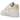 Nike Air Force 1 Low '07 LX Pink Foam Mini Swoosh sneakers i profil med rosa læderoverdel, hvid sål og lille broderet swoosh logo på siden