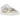 Nike Dunk Low Phantom Washed Coral sneakers set fra siden med beige læderoverdel, koralfarvede detaljer og en hvid sål