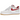Nike Air Force 1 Low 07 LV8 Summit White Varsity Red Gum sneakers i sideprofil med rød swoosh-detalje og klassisk gummisål