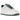 Nike Air Force 1 Low Mini Jewel White Gorge Green sneakers set fra siden med hvid læderoverdel, grønt mini-swoosh og klassisk hvid mellemsål