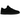 Nike Dunk Low SE Triple Black sneakers i sideprofil med sort læderoverdel, matchende sorte snørebånd og slidstærk gummisål for et monokromt look.
