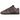 Nike Dunk Low Retro SE Cave Stone sneakers i vinkelvisning med brune ruskindspaneler, perforeret tåboks og hvide snørebånd