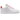 Nike Air Force 1 Low 07 White Pink Foam Metallic Silver Light Crimson sneakers i sideprofil med hvid overdel og lyserøde detaljer samt sølv-swoosh