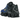 Nike Shox TL Black Lyon Blue Varsity Maize sneakers i profilvisning med sort mesh-overdel, ikoniske støddæmpere og blå samt gule accenter.