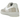 Nike Air Force 1 Flyknit 2.0 Light Bone sneakers set fra siden med beige vævet overdel, hvide snørebånd og matchende beige ydersål i letvægtsdesign